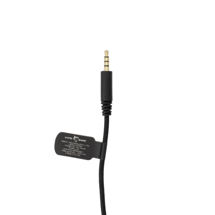 słuchawki gamingowe mini jack 3,5 mm 4-pin z przewodem w oplocie